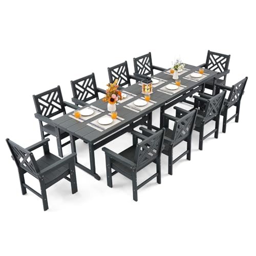 10 Piece Outdoor Dining Set Perfect for Stylish Backyard Gatherings 13 Stylish backyard dining furniture set for family parties