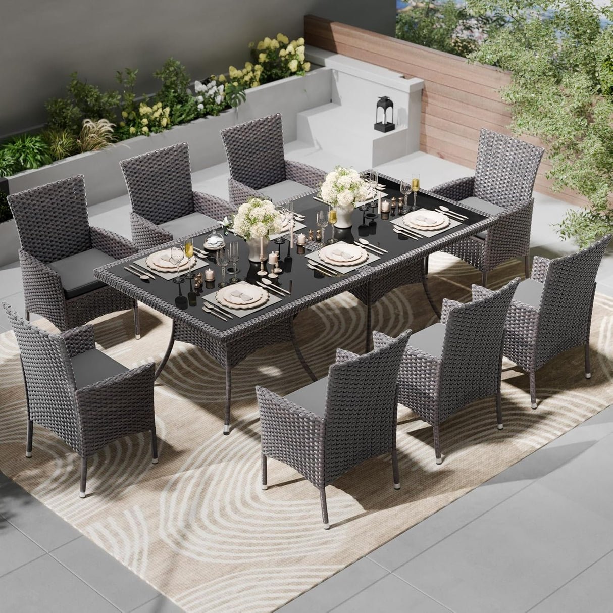 10 seat outdoor dining set 1
