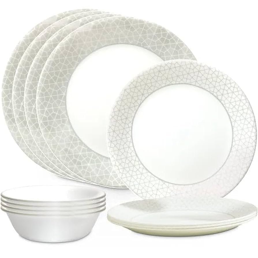 12 piece corelle dinnerware set