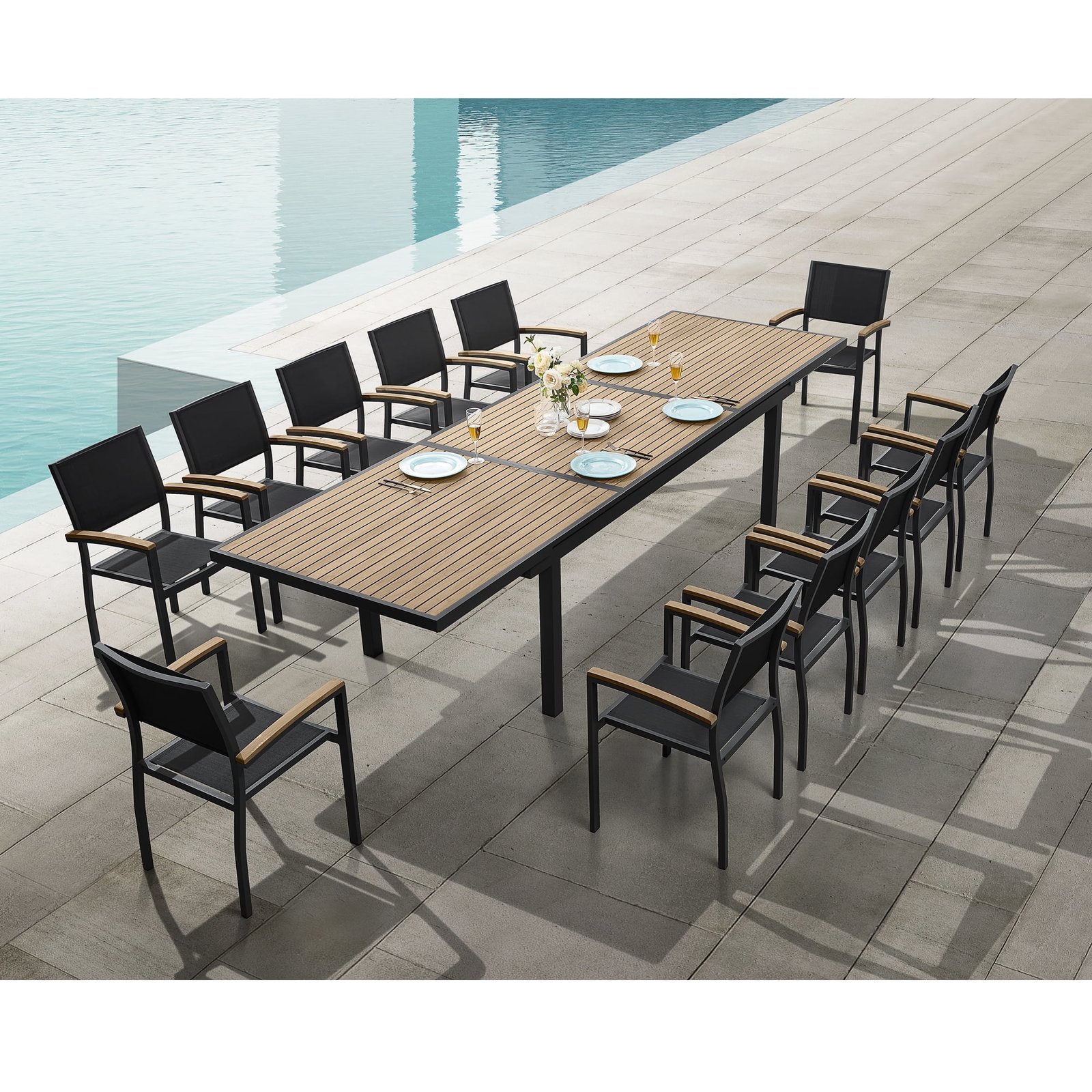 12 seat outdoor dining table 1
