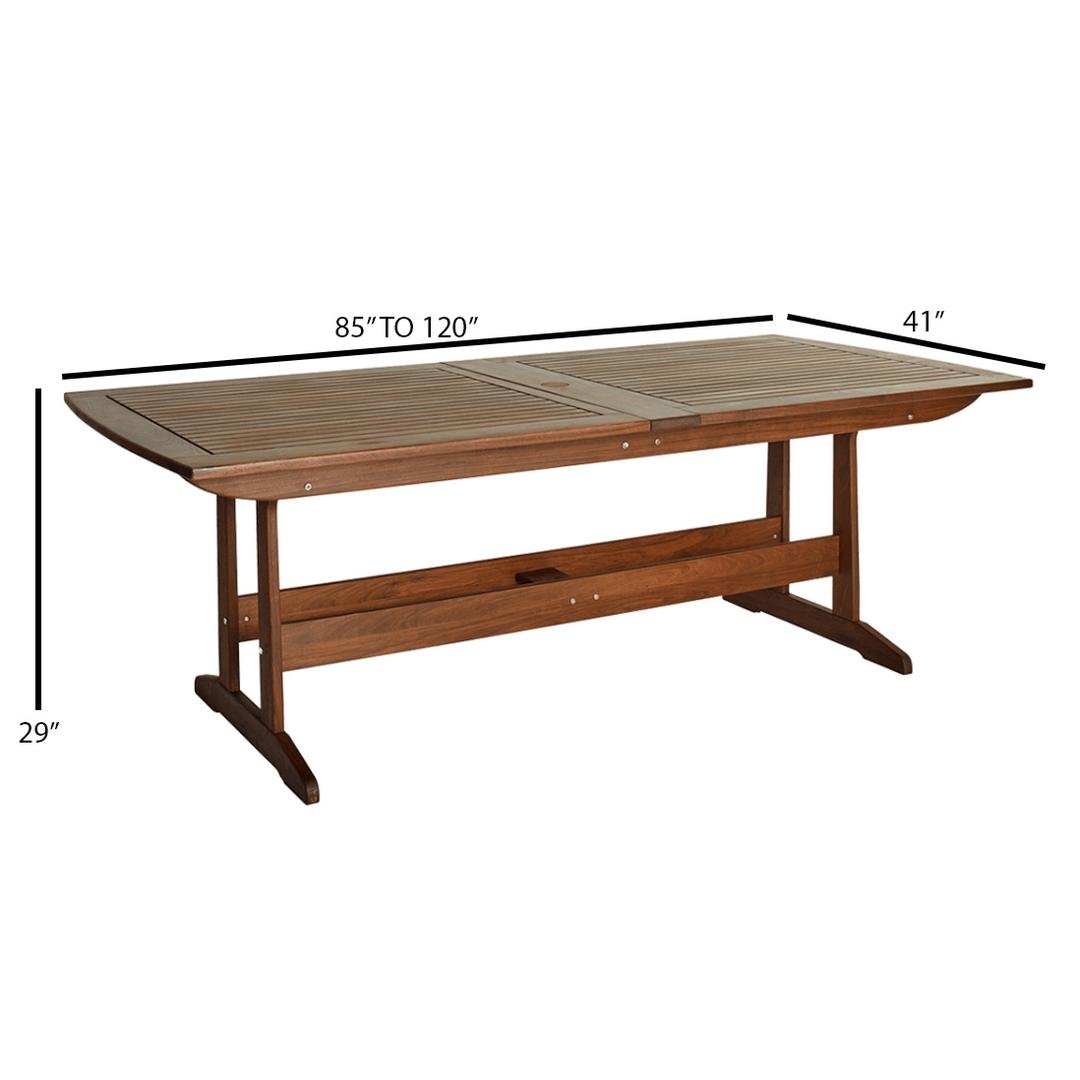 120 outdoor dining table