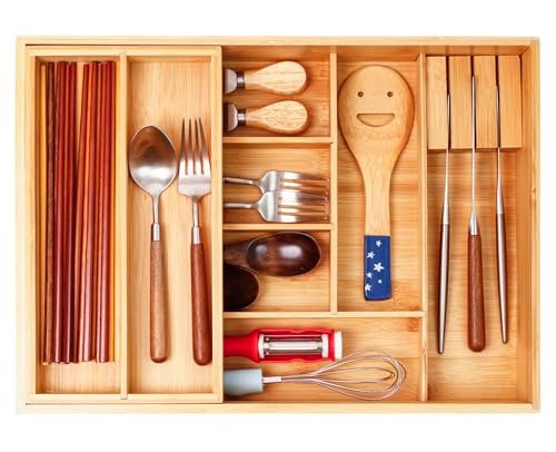 2 Tier Flatware Drawer Organizer for Ultimate Kitchen Storage and Organization 19 2 tier flatware drawer organizer