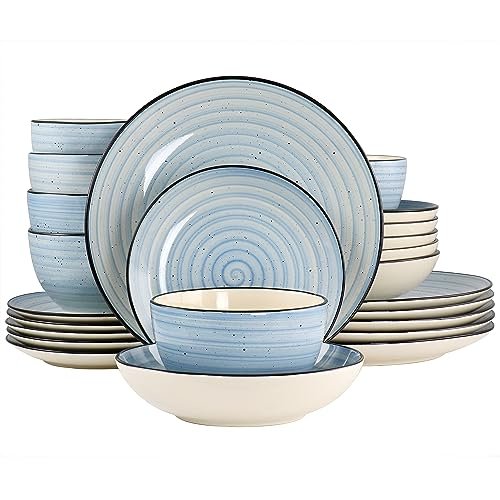 24 Piece Dinnerware Set for 6: Stylish, Durable, and Dishwasher Safe Choices 3 24 piece dinnerware set for 6