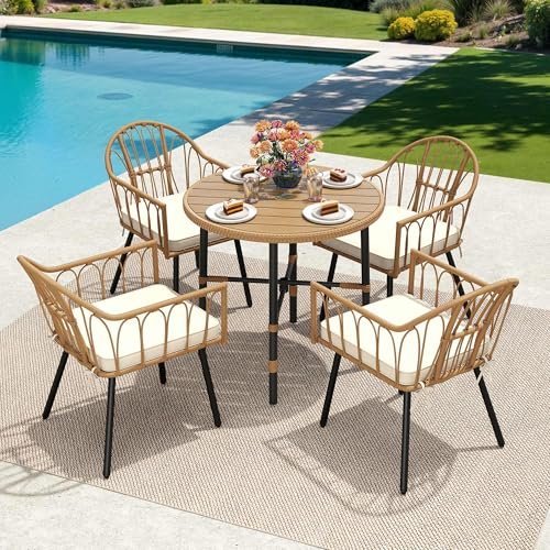 4 Seat Outdoor Dining Set: Stylish Comfort for Your Patio Gatherings 15 4 seat outdoor dining set