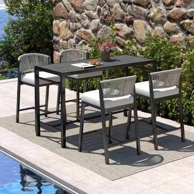 5 Person Outdoor Dining Set: Ultimate Comfort for Your Patio 7 5 person outdoor dining set