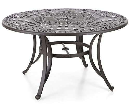 6 Person Round Outdoor Dining Table: Stylish Patio Sets for Perfect Gatherings 9 6 person round outdoor dining table