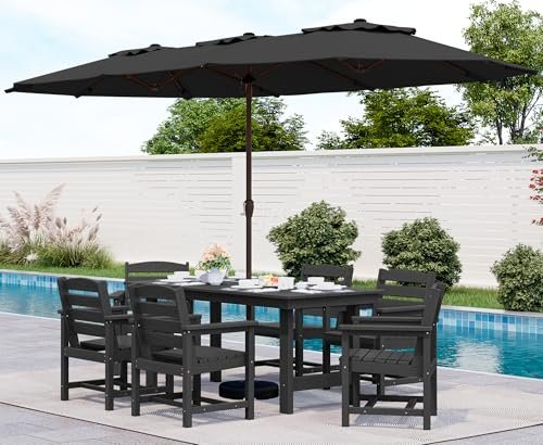 8 Pc Outdoor Dining Set: Stylish and Durable Patio Furniture Essentials 5 8 Pc Outdoor Dining Set