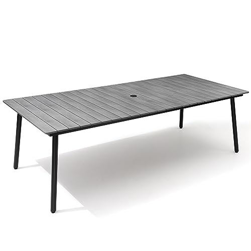96 Inch Outdoor Dining Table: Perfect Patio Centerpiece for Large Gatherings 7 96 Inch Outdoor Dining Table