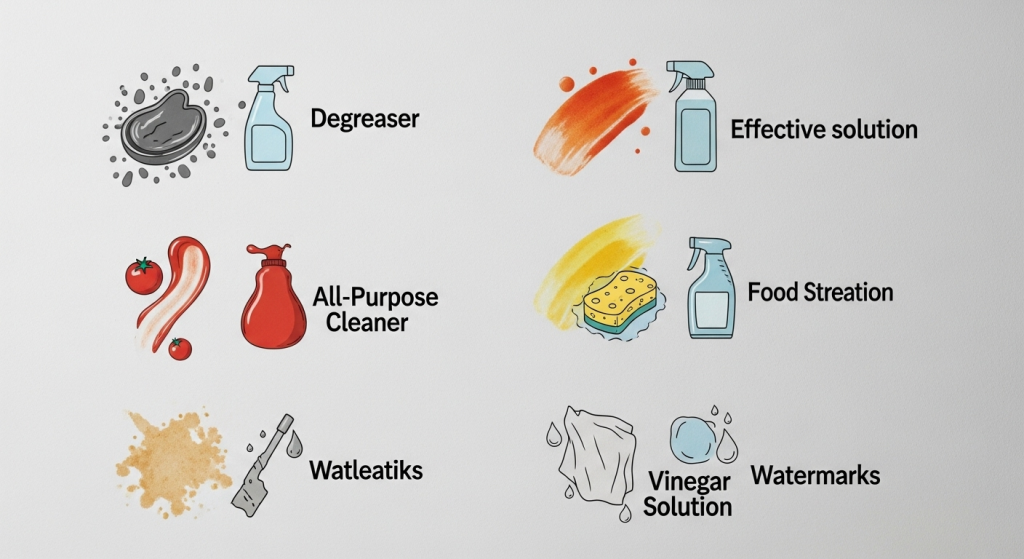 Stains on Kitchen Walls What to Use: Effective Solutions 3 Choosing The Right Cleaning Products