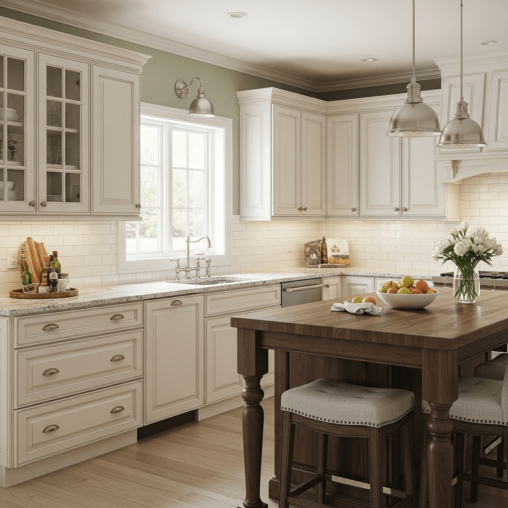 Cream Kitchen Cabinets What Colour Walls
