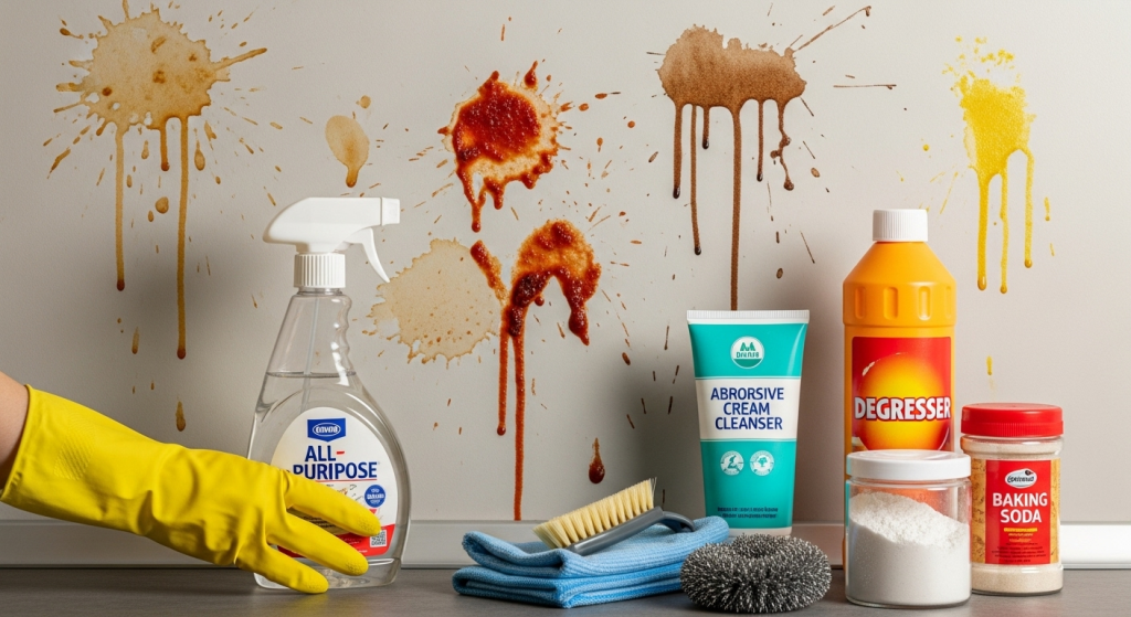 Stains on Kitchen Walls What to Use: Effective Solutions 2 DIY kitchen wall cleaning tips