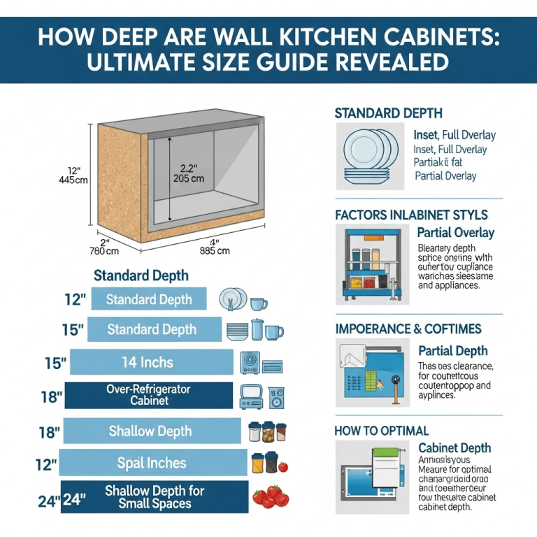 How Deep are Wall Kitchen Cabinets: Ultimate Size Guide Revealed 3 How Deep are Wall Kitchen Cabinets