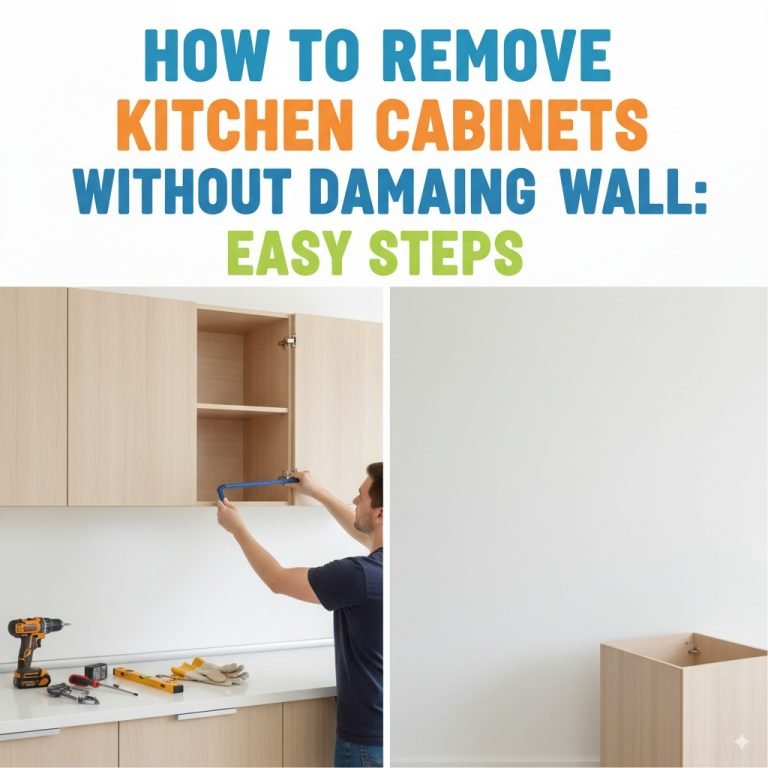 How to Remove Kitchen Cabinets Without Damaging Wall: Easy Steps 3 How to Remove Kitchen Cabinets Without Damaging Wall