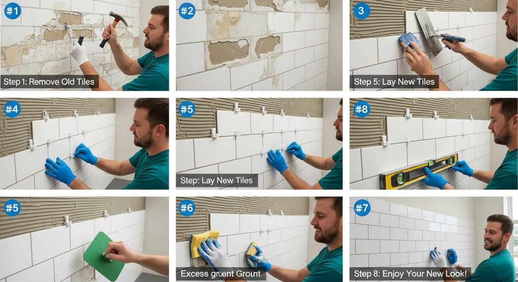 How to Retile a Kitchen Wall: Easy Steps for a Stunning Makeover 1 How to Retile a Kitchen Wall Easy Steps for a Stunning Makeover