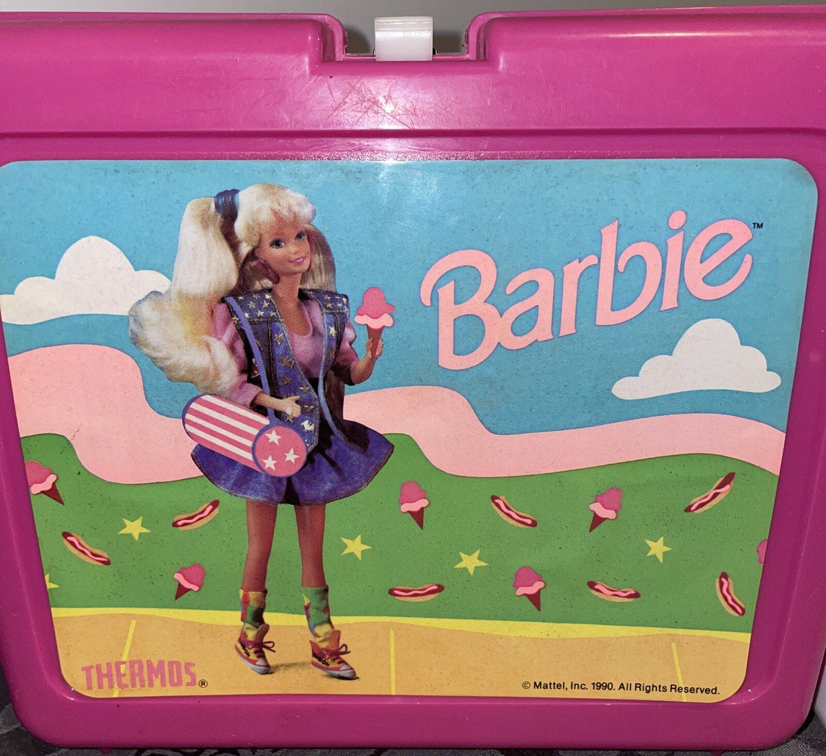 barbie lunch box and thermos