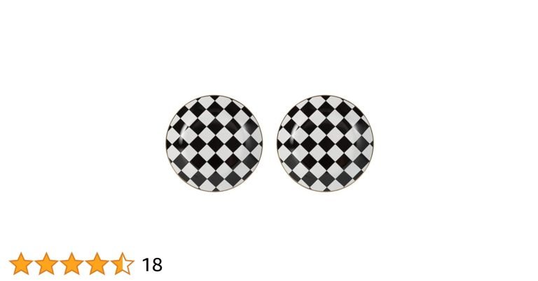 Black And White Checkered Dinnerware: Timeless Elegance for Every Table 13 black and white checkered dinnerware