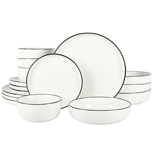 Black And White Dinnerware Sets: Stylish Elegance for Every Dining Occasion 9 black and white dinnerware sets 1