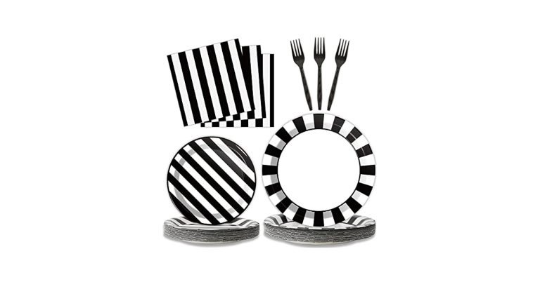 Black And White Striped Dinnerware: Timeless Elegance 19 black and white striped dinnerware