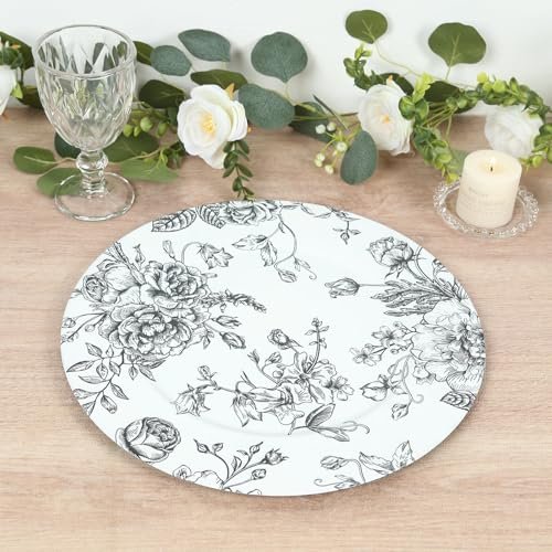 Black And White Toile Dinnerware: Elegant Tableware for Stylish Dining 19 black and white toile dinnerware 1
