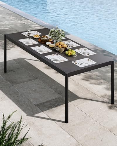 Black Metal Outdoor Dining Table: Stylish, Durable Patio Dining Solutions 13 black metal outdoor dining table 1