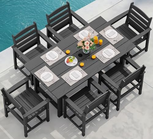 Black Outdoor Dining Sets for 6: Stylish, Durable Patio Furniture Ideas 13 black outdoor dining sets for 6