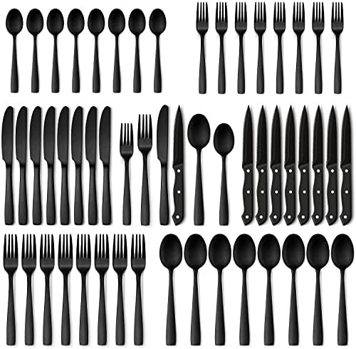 Blackened Stainless Steel Flatware: Sleek, Durable, and Perfect for Every Table 15 blackened stainless steel flatware