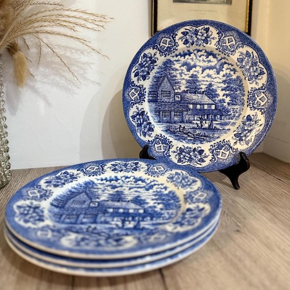 Blue And White Vintage Dinnerware: Timeless Elegance Unveiled 5 blue and white vintage dinnerware