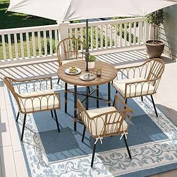 Boho Outdoor Dining Set: Transform Your Patio with Style 13 boho outdoor dining set