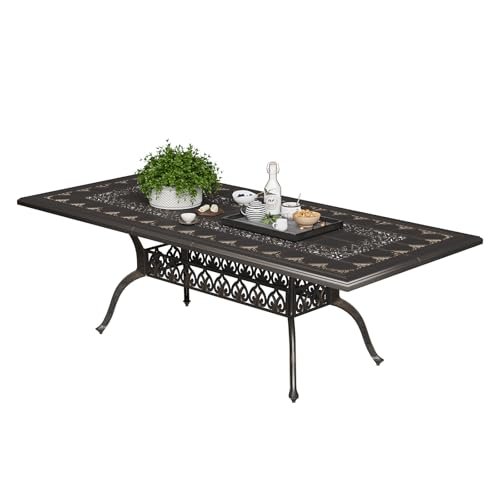 Cast Aluminum Outdoor Dining Table: Durable Elegance for Your Patio Space 5 cast aluminum outdoor dining table