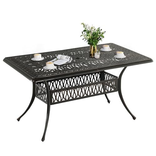 Cast Iron Outdoor Dining Table: Durable Elegance for Your Patio Space 1 Patio furniture with cast iron design