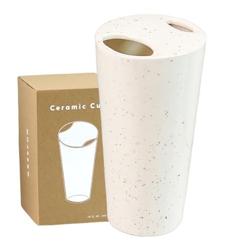 Ceramic Travel Mug Ceramic Lid: Stylish, Durable, and Perfect for On-the-Go 1 ceramic travel mug ceramic lid
