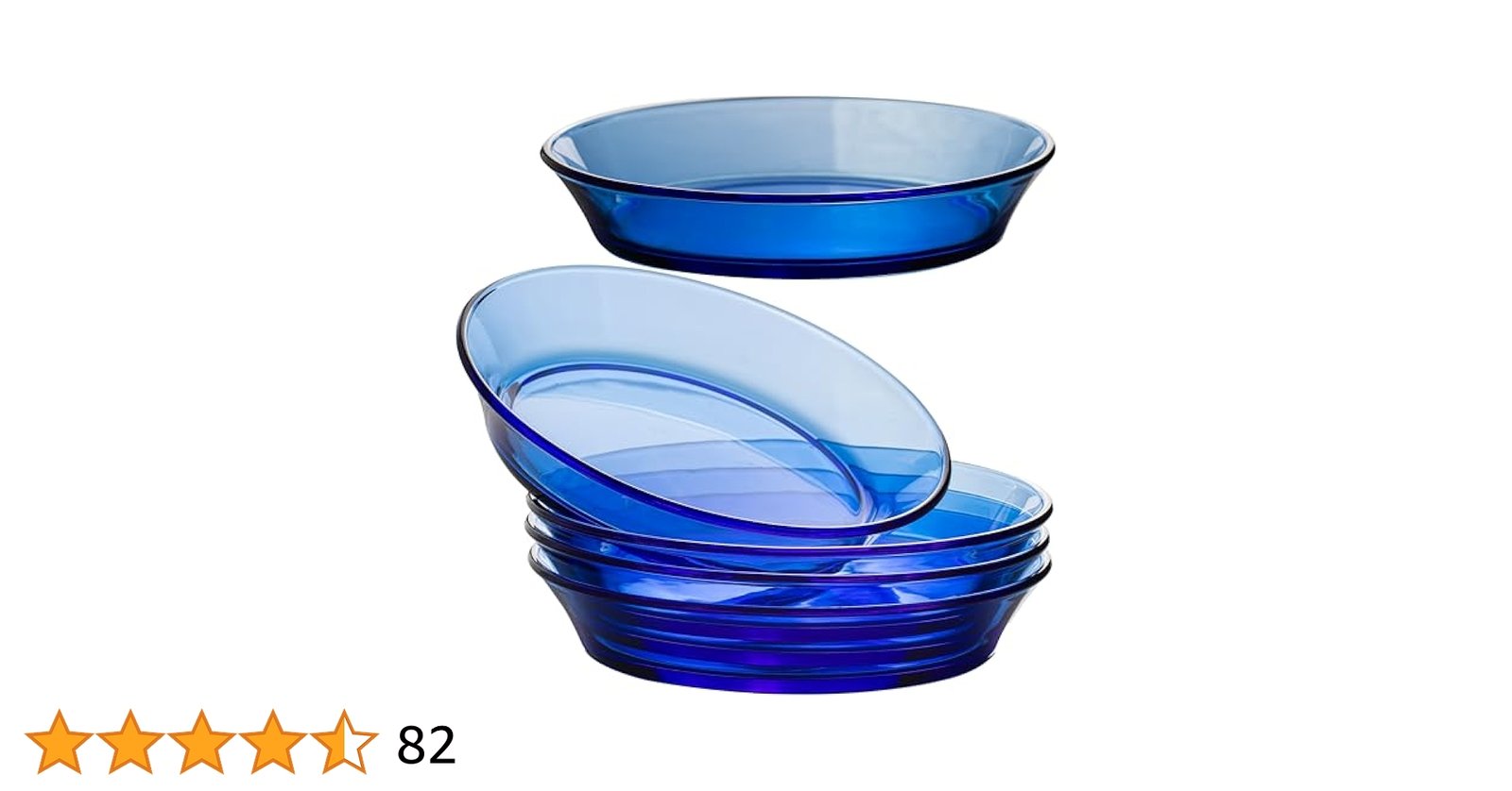 cobalt blue glass dinnerware sets