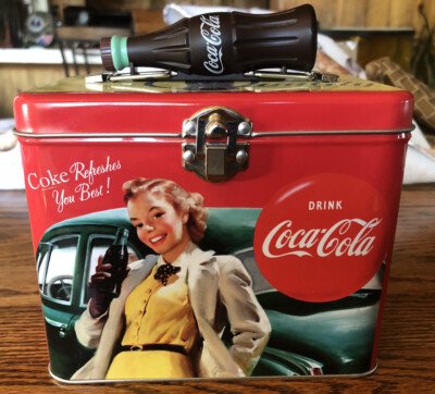 Coca Cola Metal Lunch Box: Vintage Charm Unveiled 9 coca cola metal lunch