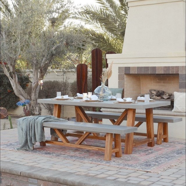 Concrete Dining Table Outdoor: Stylish, Durable, and Modern Choices 7 concrete dining table outdoor