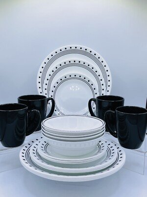 Corelle Dinnerware Black And White: Timeless Elegance Revealed 1 corelle dinnerware black and white