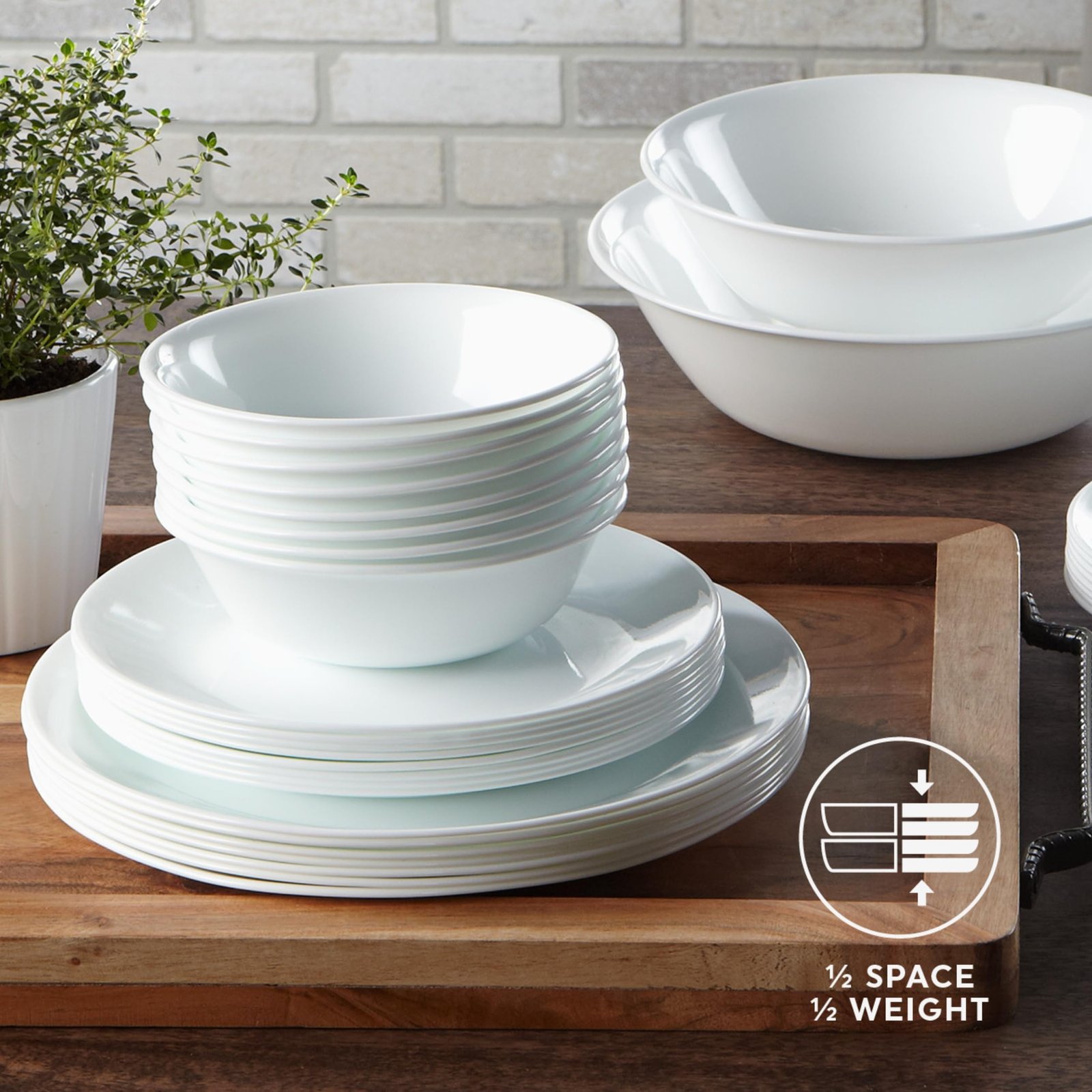 corelle winter frost dinnerware set