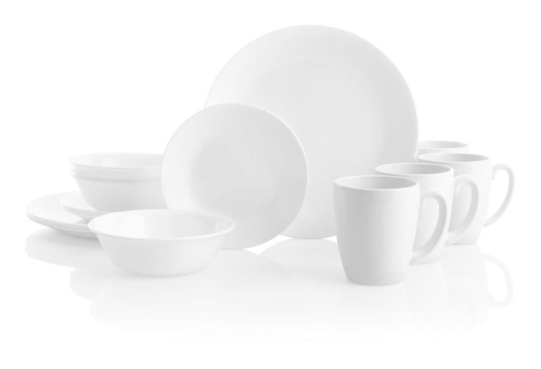 Corelle Winter Frost White 16 Pc Dinnerware Set: Elegant Dining Essentials 5 corelle winter frost white 16 pc dinnerware set