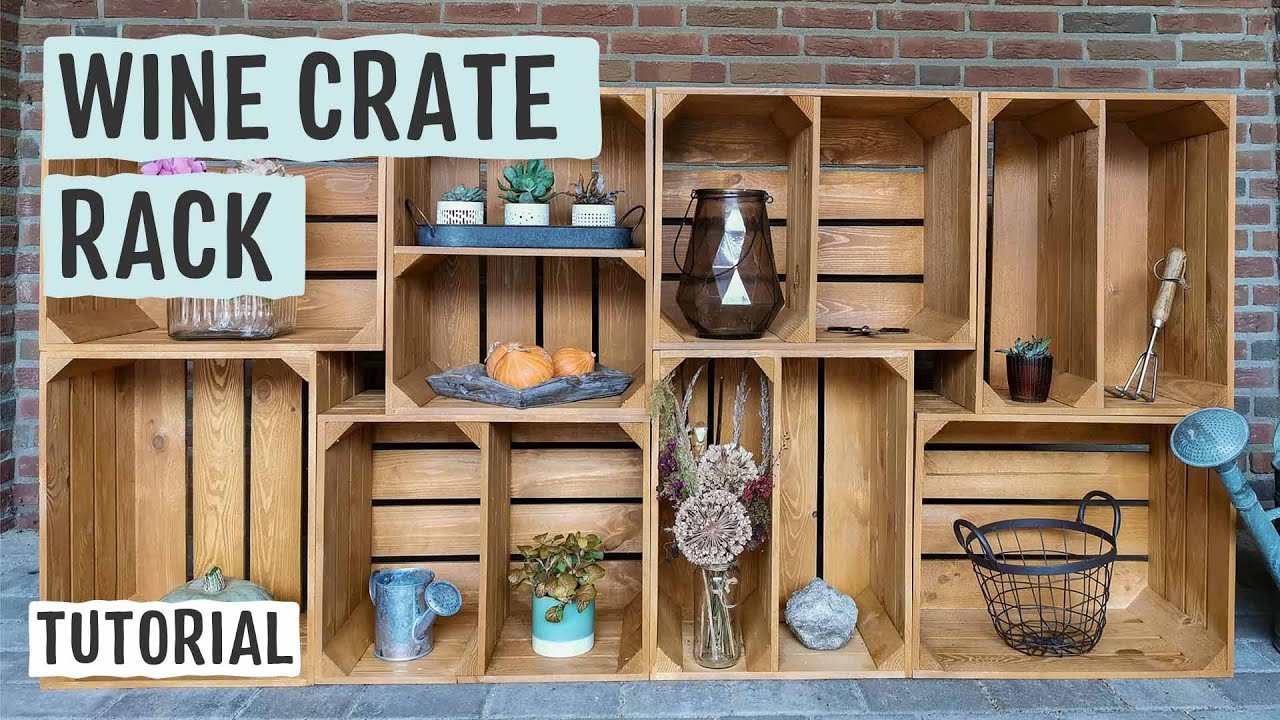 do it yourself diy wine rack