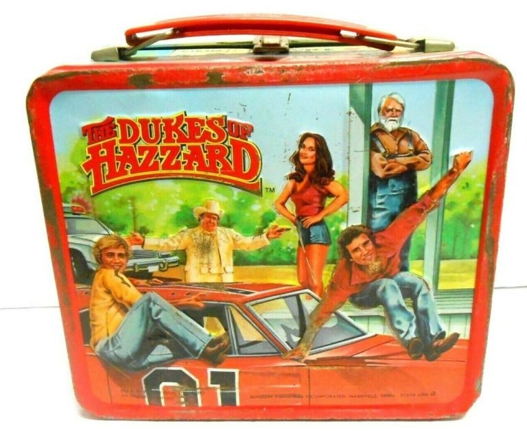 Dukes of Hazzard Metal Lunch Box: Vintage Collectible Gem 17 dukes of hazzard metal lunch box