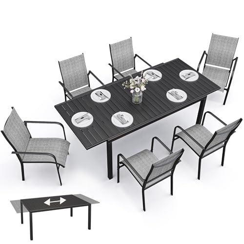 Extendable Outdoor Dining Table for 8: Perfect Patio Setups for Gatherings 7 extendable outdoor dining table for 8