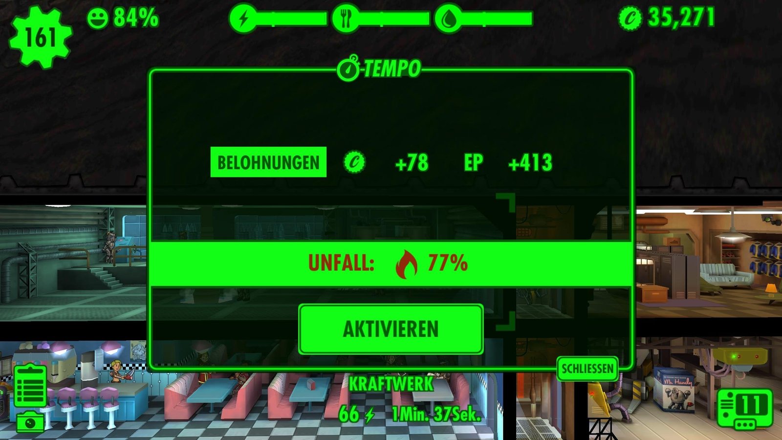 fallout shelter how to open up lunch boxes faster