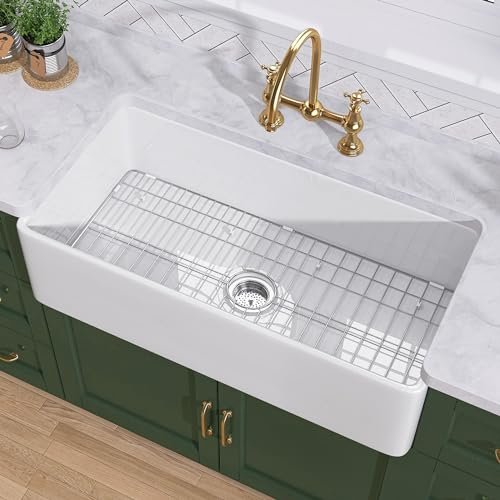 Farmhouse Apron Kitchen Sink: Durable, Stylish Fireclay Options Reviewed 9 farmhouse apron kitchen sink