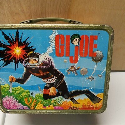 Gi Joe Metal Lunch Box: Vintage Collectible Treasure 17 gi joe metal lunch