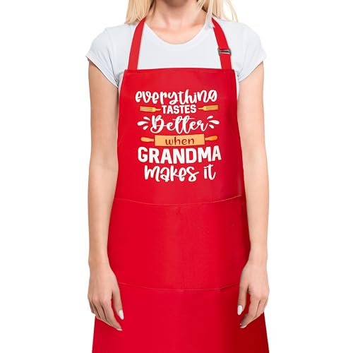 Grandma'S Kitchen Apron: Stylish, Durable, and Perfect Gift Ideas 3 grandmas kitchen apron
