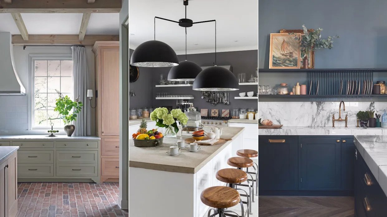 grey kitchen walls what color cabinets