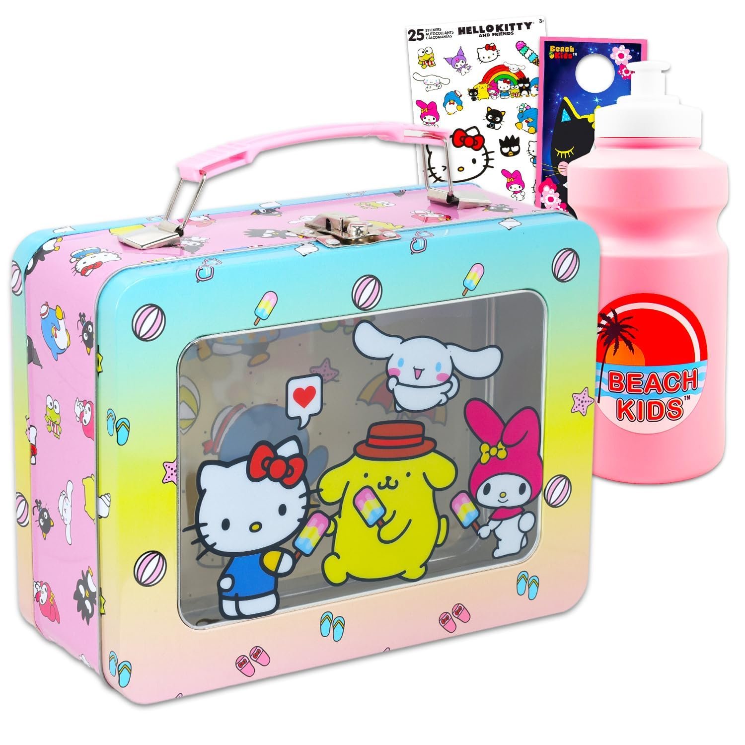 hello kitty lunch box metal