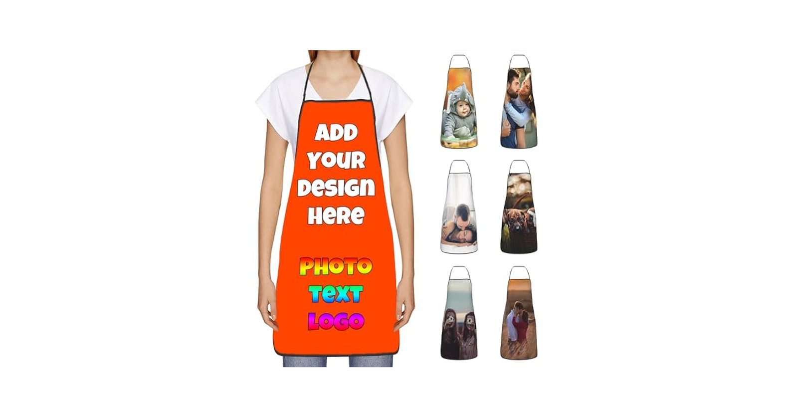 how to add apron to picture
