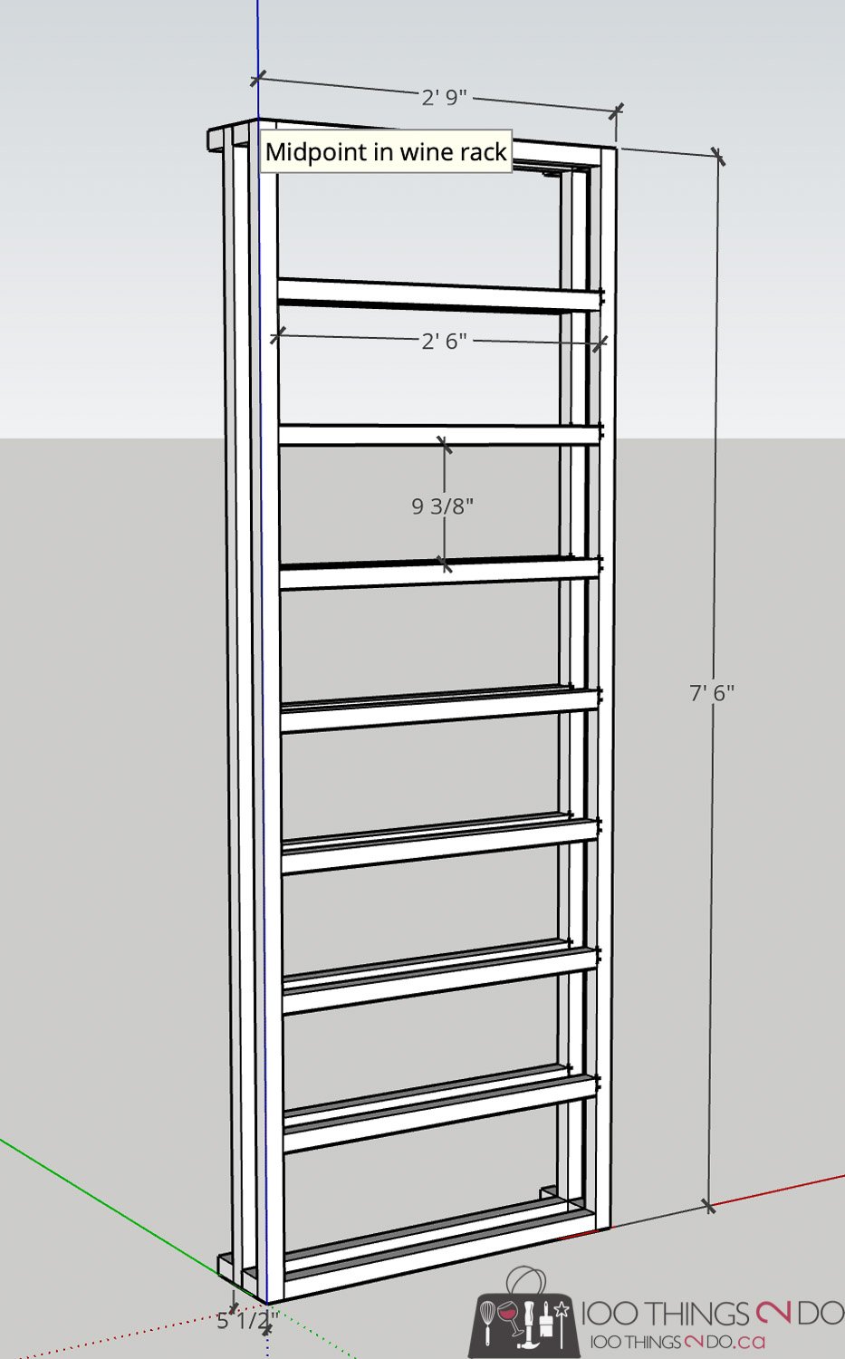 how to build a wine rack plans