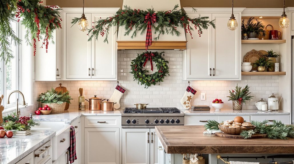 how to decorate your kitchen at christmas