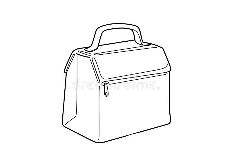 how to draw a lunch